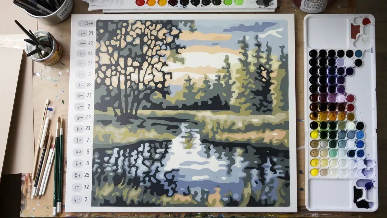 Painting by Numbers: A Simple Path to Artistic Expression